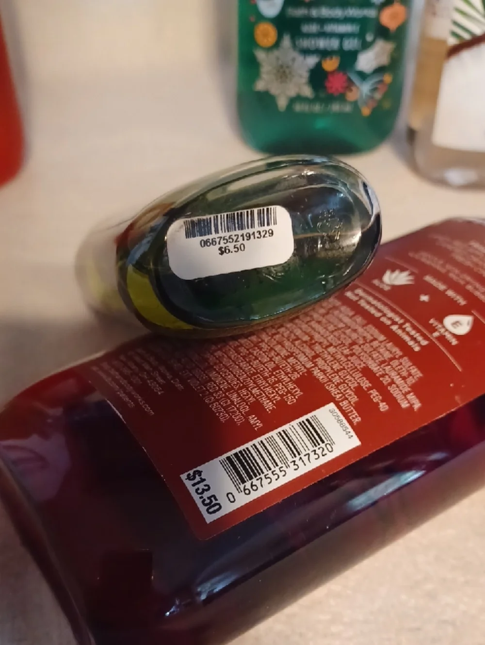 Bath & Body Works Green, Red, Teal & Clear Shower Gel Set